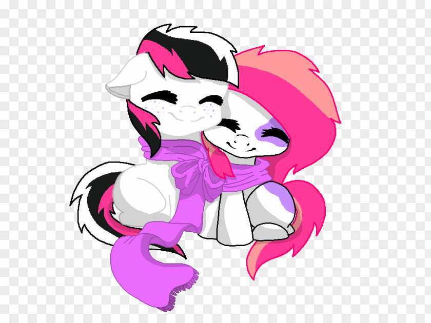 Brother Sister Horse Pink M Clip Art PNG