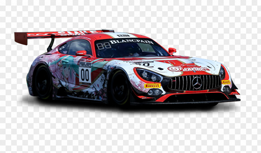 Car Sports Racing Spa 24 Hours MERCEDES AMG GT Blancpain Series Endurance Cup PNG