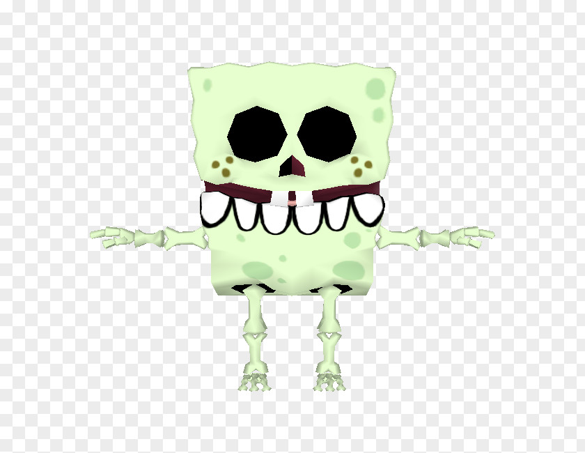 Krusty Krab Skull Skeleton Animal Font PNG