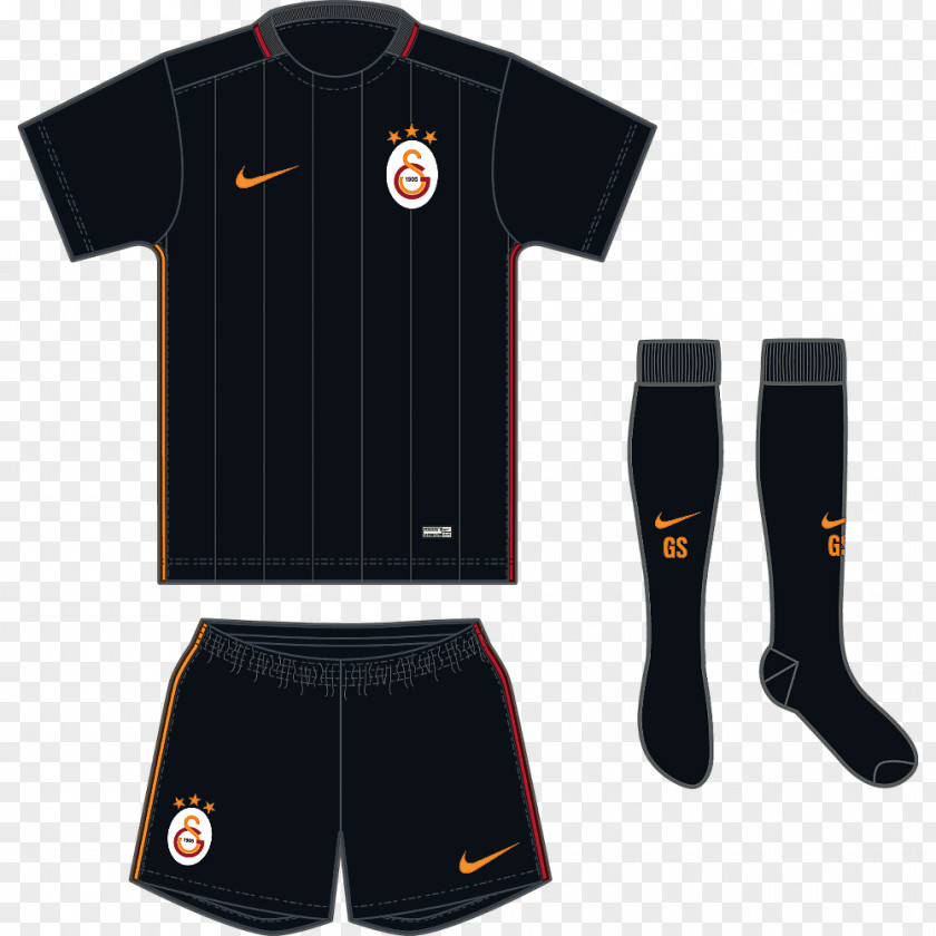 Nike Galatasaray Polo Sleeve Sport Uniform Font PNG