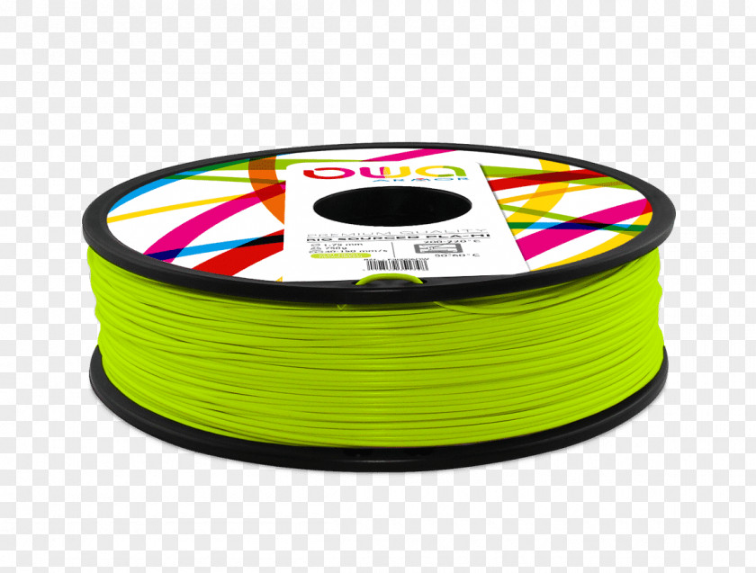 Printer 3D Printing Filament Polylactic Acid Color PNG