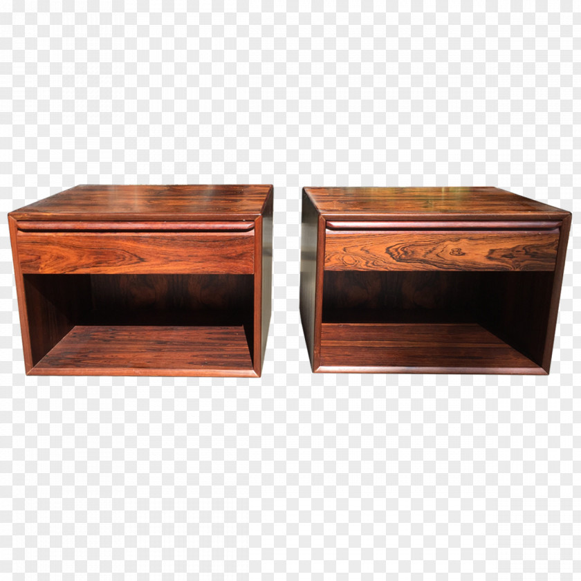 Angle Bedside Tables Wood Stain Varnish Drawer Rectangle PNG