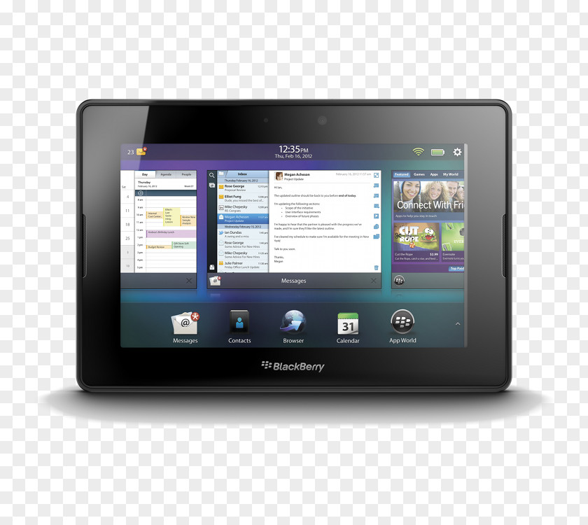 Blackberry BlackBerry PlayBook Tablet OS 10 Mobile Phones PNG