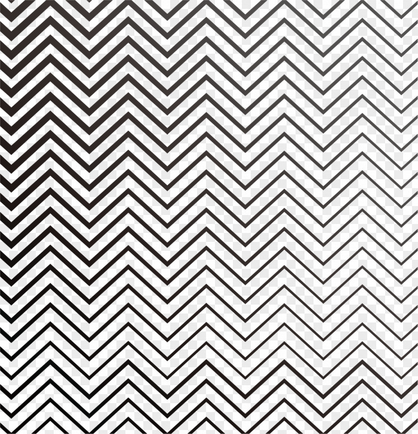 Cartoon Black Wavy Lines Carpet Textile Wallpaper PNG