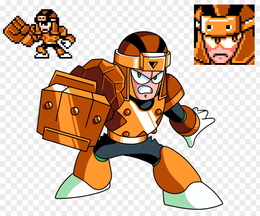 Fist Of Hard Work Robot Master Mega Man Art Clip PNG