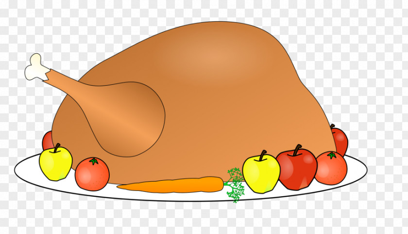 Happy Thanksgiving Clipart Turkey Meat Cartoon Clip Art PNG