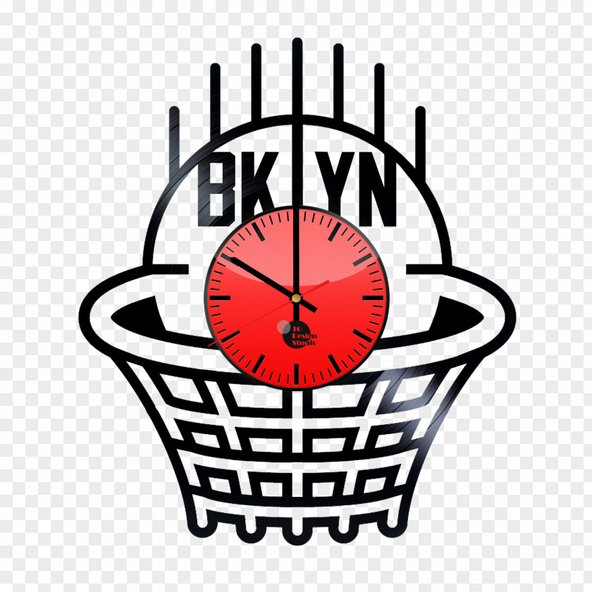 Nba Brooklyn Nets NBA Basketball Clock Cutting PNG