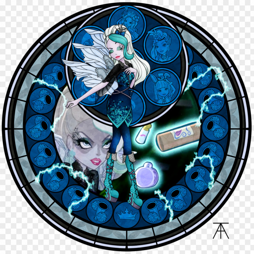 Thorn Dragon Stained Glass Hollywood Art Ever After High PNG