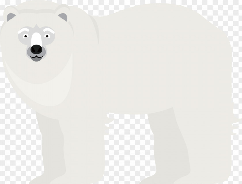 Vector Chart Polar Bear Dog Canidae Illustration PNG