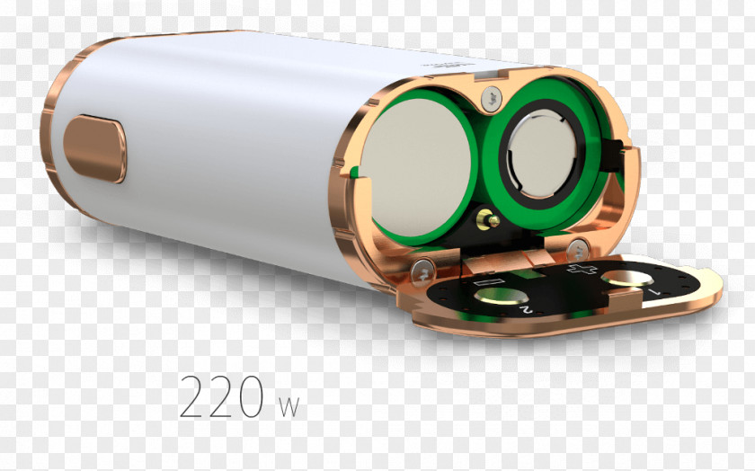 Ello Electronic Cigarette Electric Battery Atomizer Nozzle White WC Vapor PNG