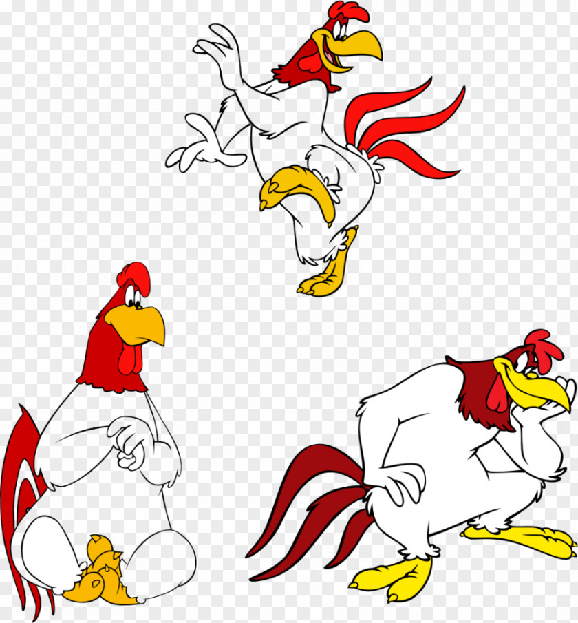Looney Tunes Foghorn Leghorn Chicken Decal Sticker PNG
