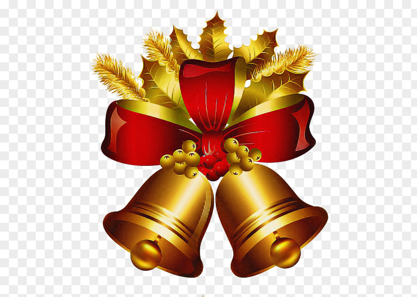 Ribbon Christmas Decoration Cartoon PNG