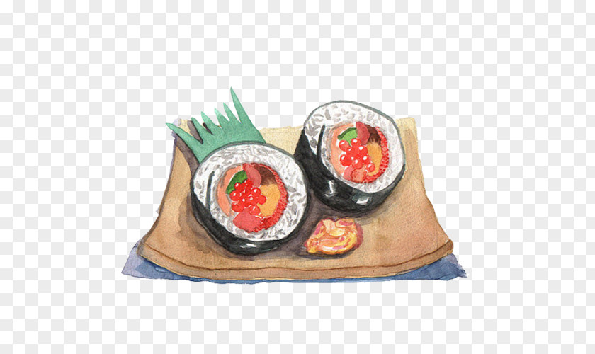 Roe Sushi Material Picture Gimbap Asian Cuisine Onigiri PNG