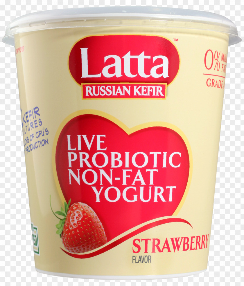 Strawberry Crème Fraîche Diet Food Yoghurt Red PNG