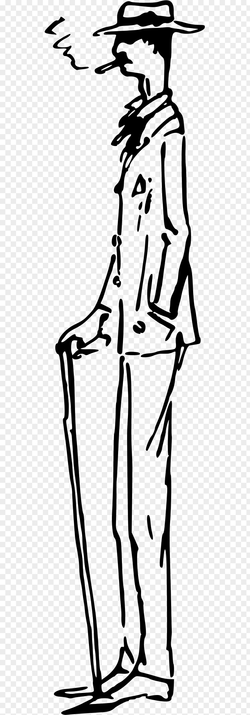 Walking Stick Drawing Cartoon Clip Art PNG