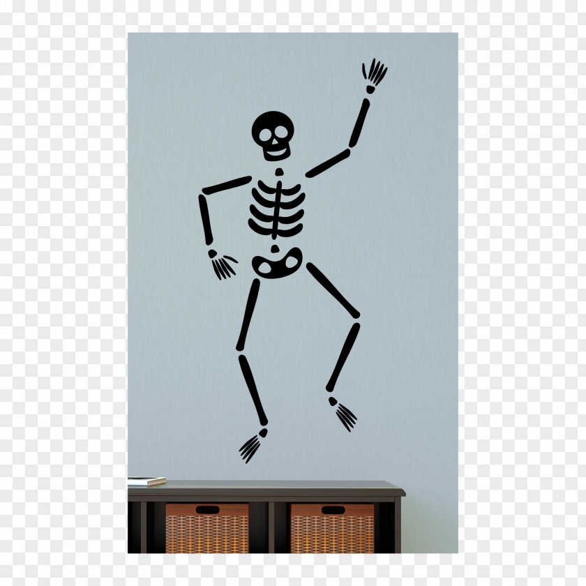 Wall Decal Skeleton Sticker PNG
