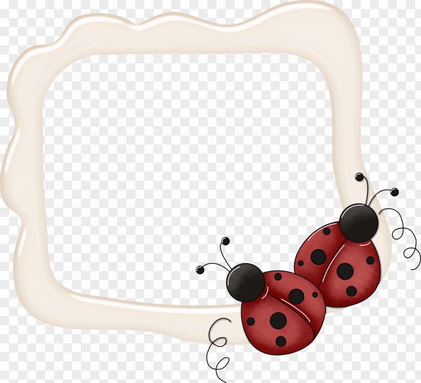 White Frame Ladybird Insect Drawing Scrapbooking Clip Art PNG