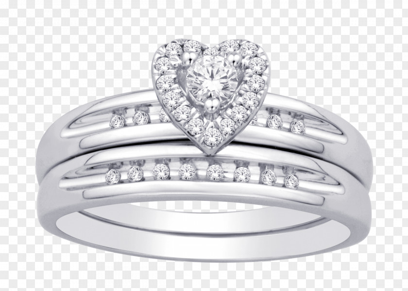 10k Gold Rings Wedding Ring 10K White 1/4 Ct.tw. Diamond Bridal Ring, Adult Unisex Jewellery PNG