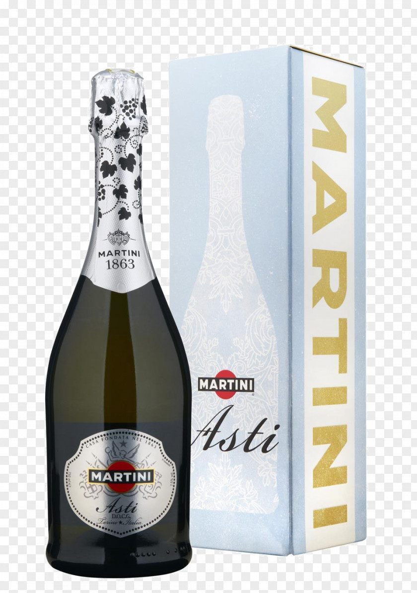 Champagne Asti DOCG Sparkling Wine Martini PNG