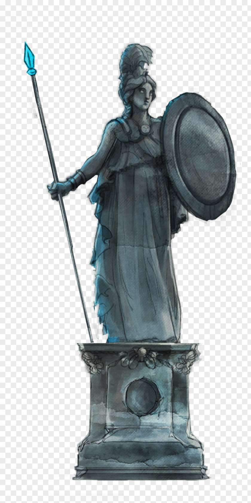 Statue Bronze Sculpture Classical PNG