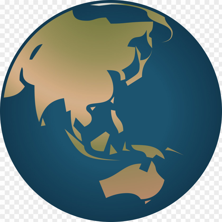 Globe Asia Earth World Clip Art PNG