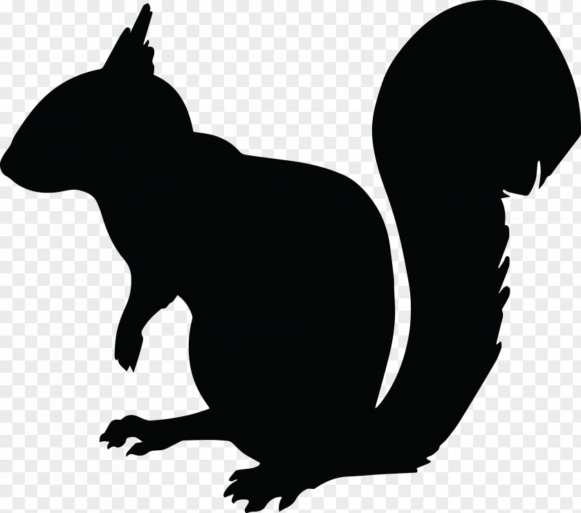 Animal Silhouettes Squirrel Chipmunk Silhouette Clip Art PNG