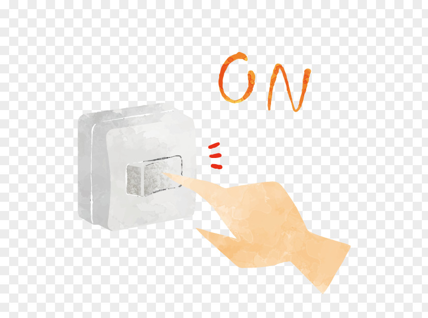 Cartoon Logo Switch On Illustration PNG