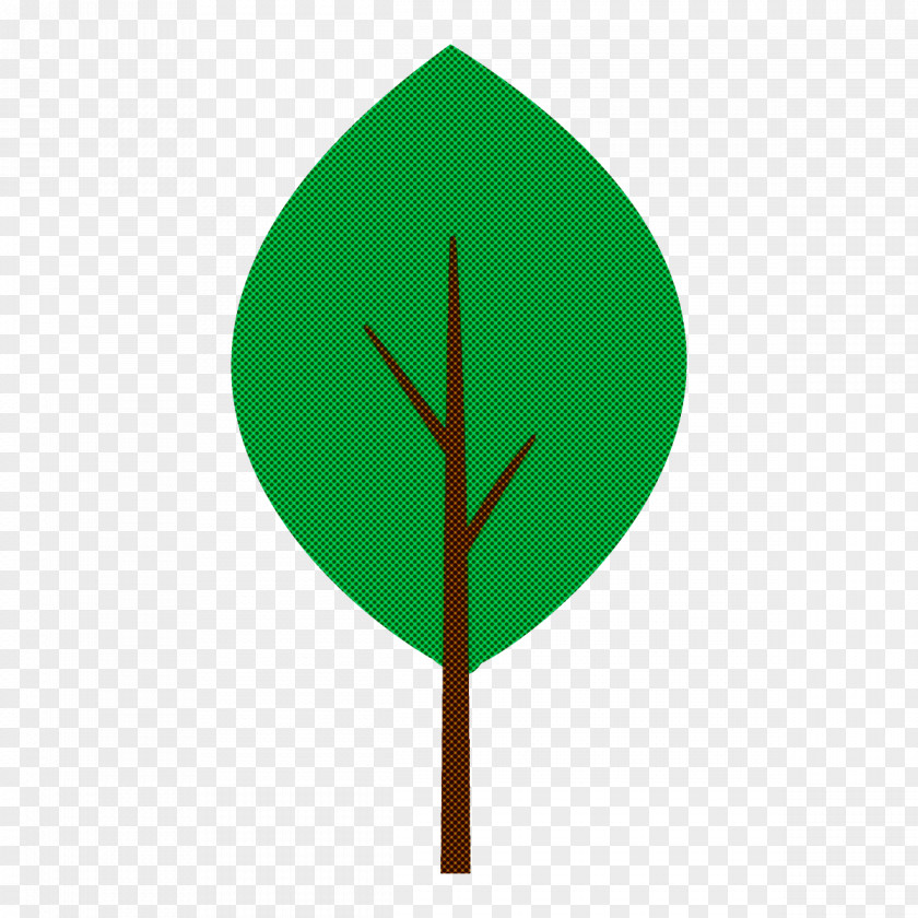 Green Leaf Tree Plant Flag PNG