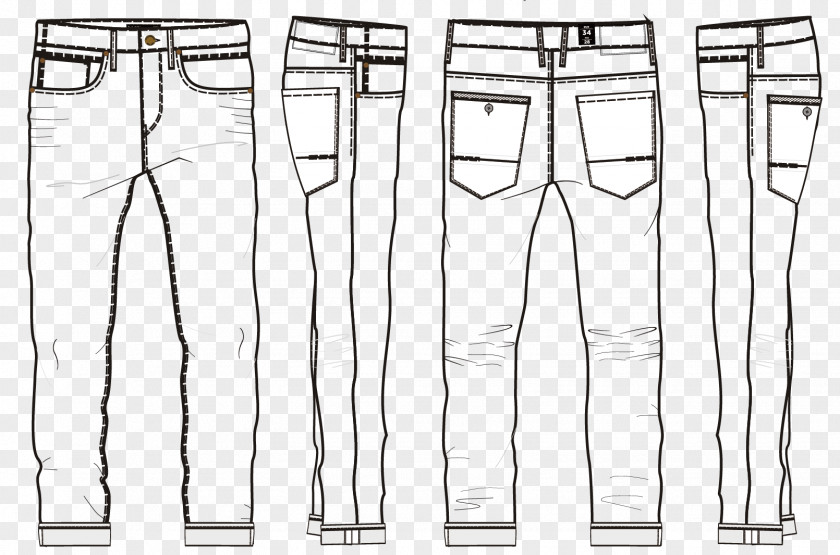 Jeans Shoe Trousers PNG