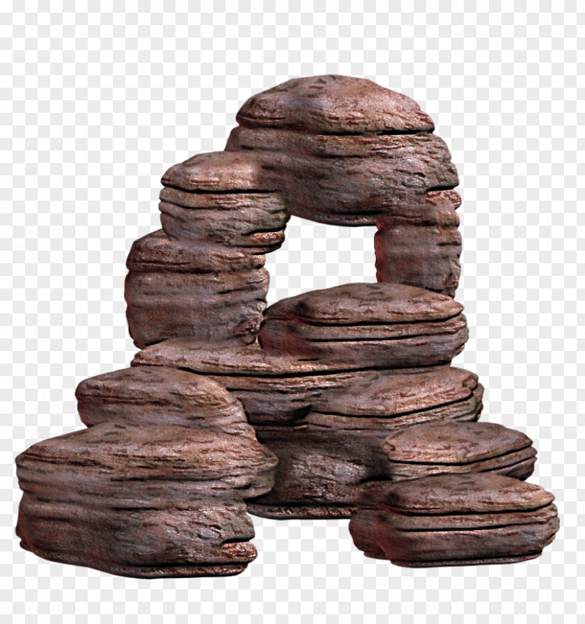 Outcrop Statue Rock Sculpture Wood PNG