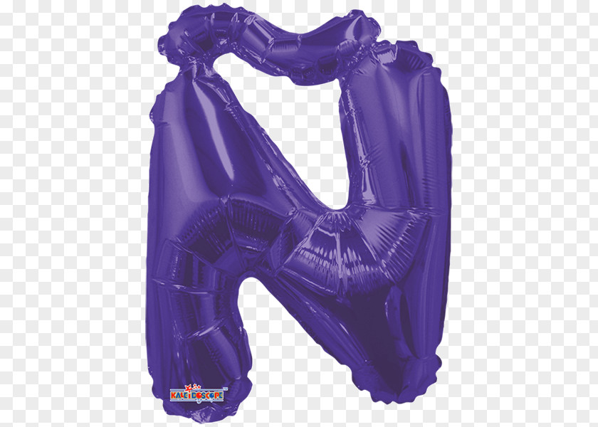 Purple Letter Ñ Magenta Toy Balloon PNG