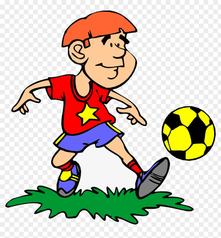 Soccer Kick Throwing A Ball PNG
