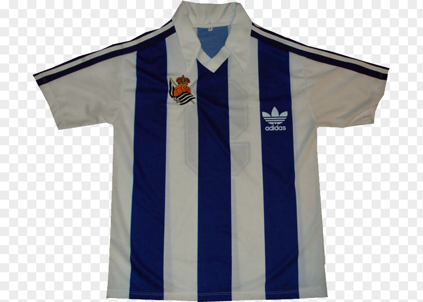 T-shirt Real Sociedad Adidas Vintage Polo Shirt PNG
