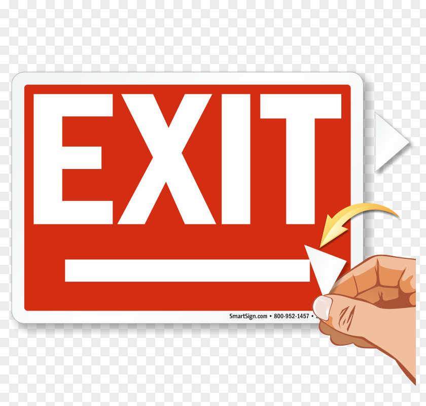 Arrow Exit Sign Emergency Manufacturing PNG
