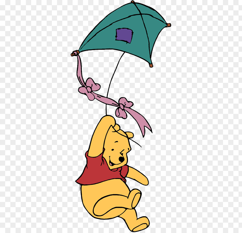Flying Kite Winnie-the-Pooh Mickey Mouse Clip Art PNG