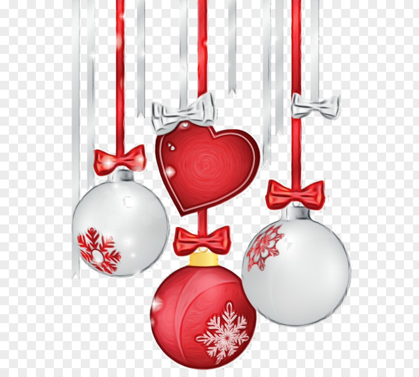 Holiday Ornament Heart Christmas And New Year Background PNG