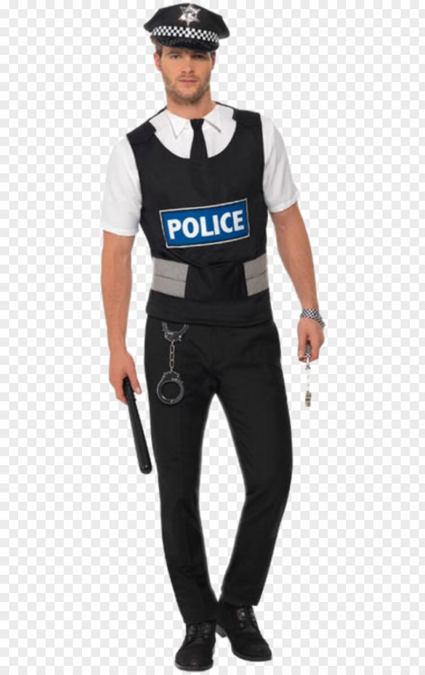 Police Costume Party Officer Halloween PNG