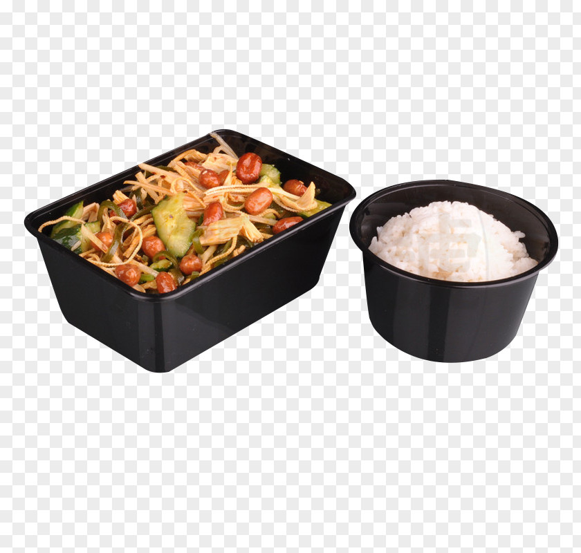 Rice With Cooking Food Material Take-out Menu PNG