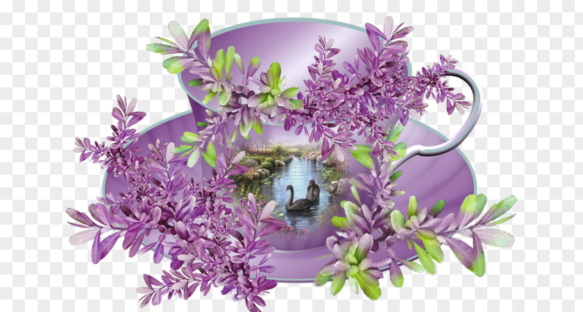 Teacup LiveInternet Floral Design Clip Art PNG