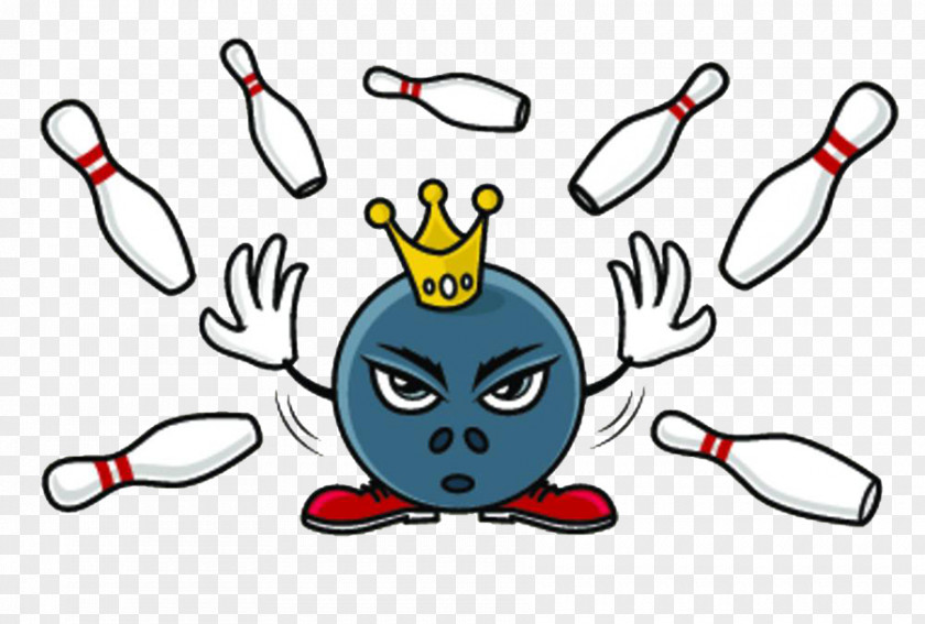 The Cartoon Ball Bowling Playing Fly Pin Strike Clip Art PNG