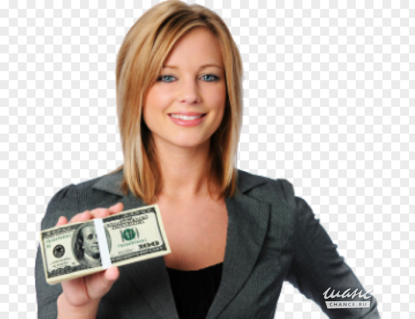Woman Money Payday Loan Cash Advance Installment PNG