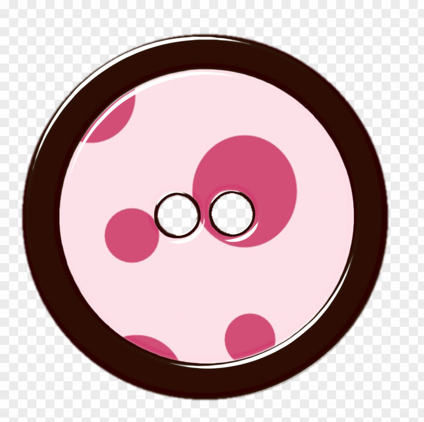 Cute As A Button Cartoon Pink M Animal Font PNG