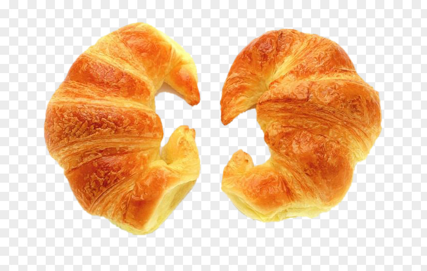 Two Croissants Bread Croissant European Cuisine Breakfast French PNG