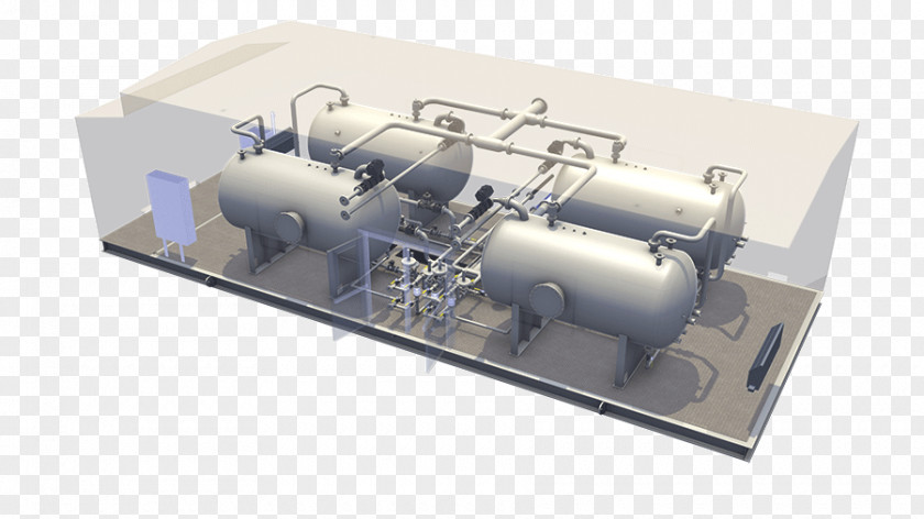 Vapor Recovery Unit Skid Machine Automation Engineering Process Design PNG