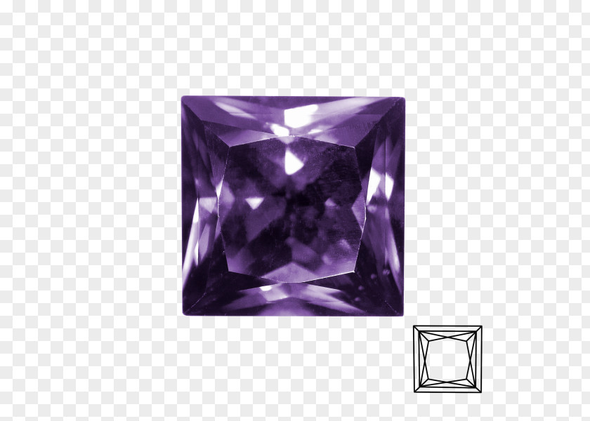 Amethyst Gemstone Zircon Purple Violet PNG