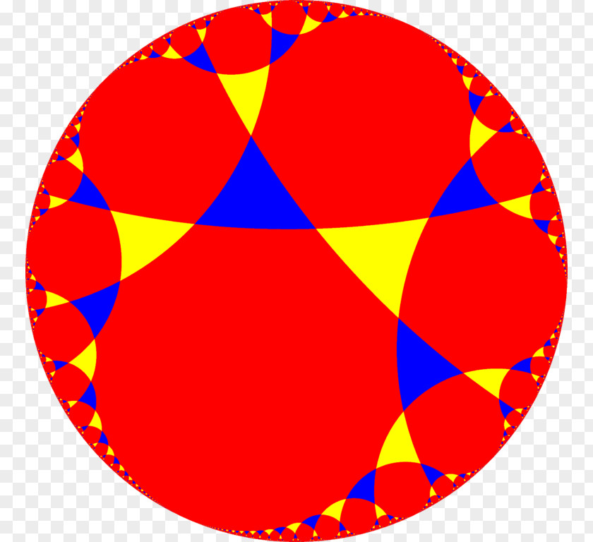 Hyperbolic Geometry Tessellation Uniform Tiling Regular Polygon PNG