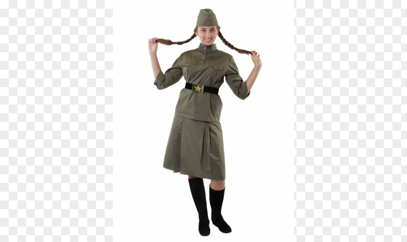 Military Gymnastyorka Costume Side Cap Skirt PNG