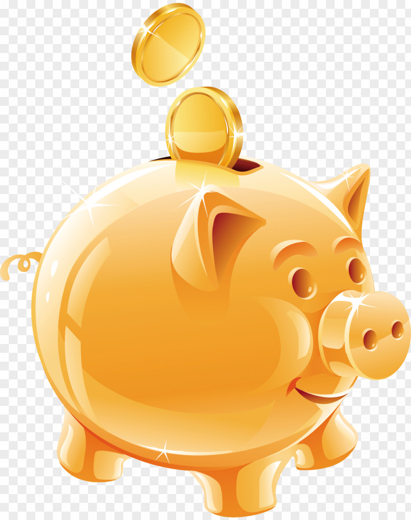 Money Clipart Piggy Bank Saving Coin PNG