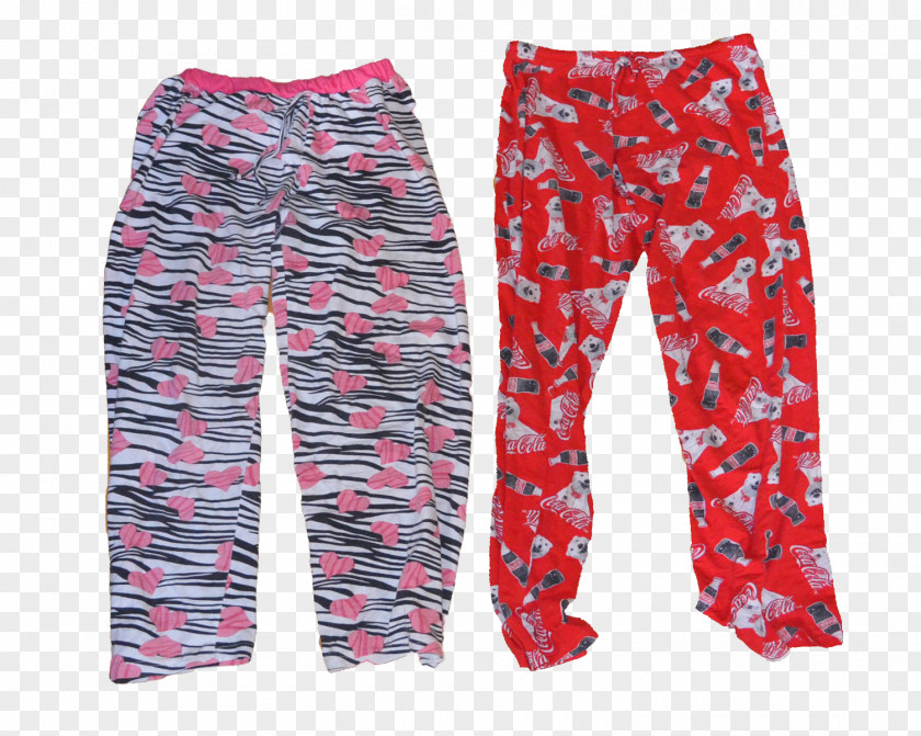 Pajamas Pants Leggings Jeans Pink M PNG