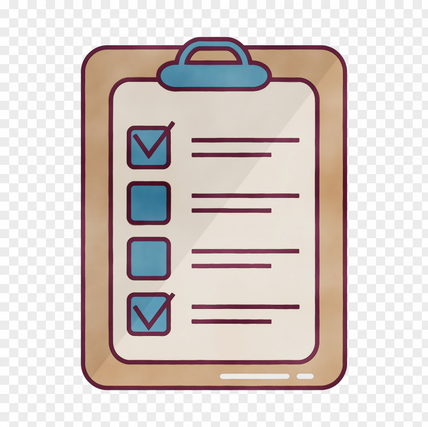 Rectangle Organization Checklist PNG
